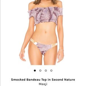 NWT Maaji Bandeau Swim Top